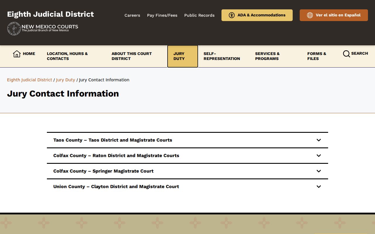 Clayton criminal court records and Union County jury contact source